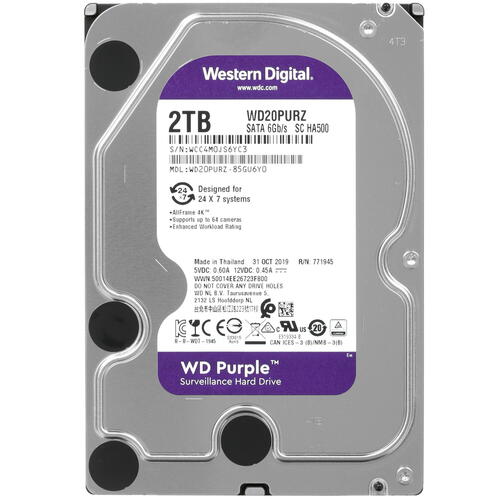 Жесткий диск 2Tb WD Purple [WD20PURZ]