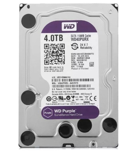 Жесткий диск 4Tb WD Purple [WD40PURX]