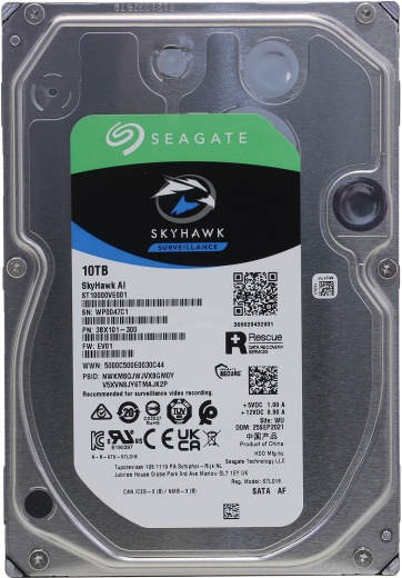 Жесткий диск 10Tb Seagate SkyHawk AI [ST10000VE001]
