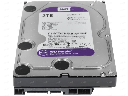 Жесткий диск 2Tb WD Purple [WD20PURX]
