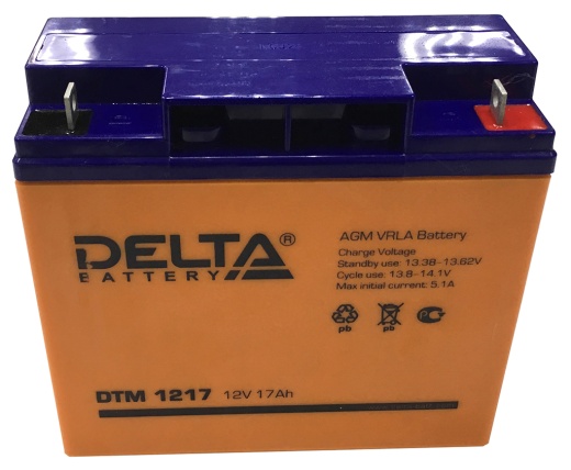 Аккумулятор Delta DTM 1217